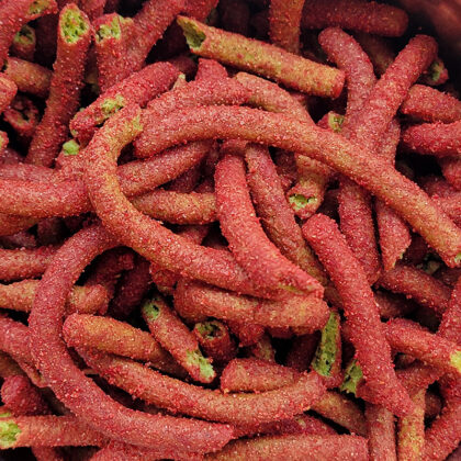 Churritos de nopal adobado